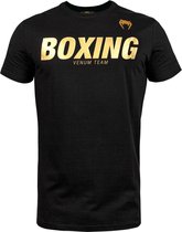 Venum Boxing VT T-Shirt - Zwart - Goud - M