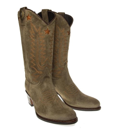 Sendra cowboy dameslaars taupe Sendra cowboy dameslaars taupe