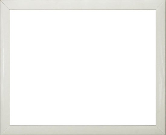 Cadre photo Colorado MDF 46x81 cm, grain de bois blanc