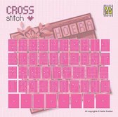 Nellie's Choice Cross Stitch Dies alfabet & cijfers CSD001 15x15/10x15mm