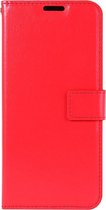 Shop4 - OnePlus 7T Case - Étui Portefeuille Cabello Rouge