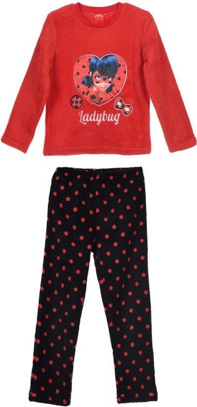 bol.com | Pyjama Miraculous Ladybug coral fleece maat 122/128