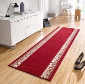 Design loper Plant - rood 80x500 cm