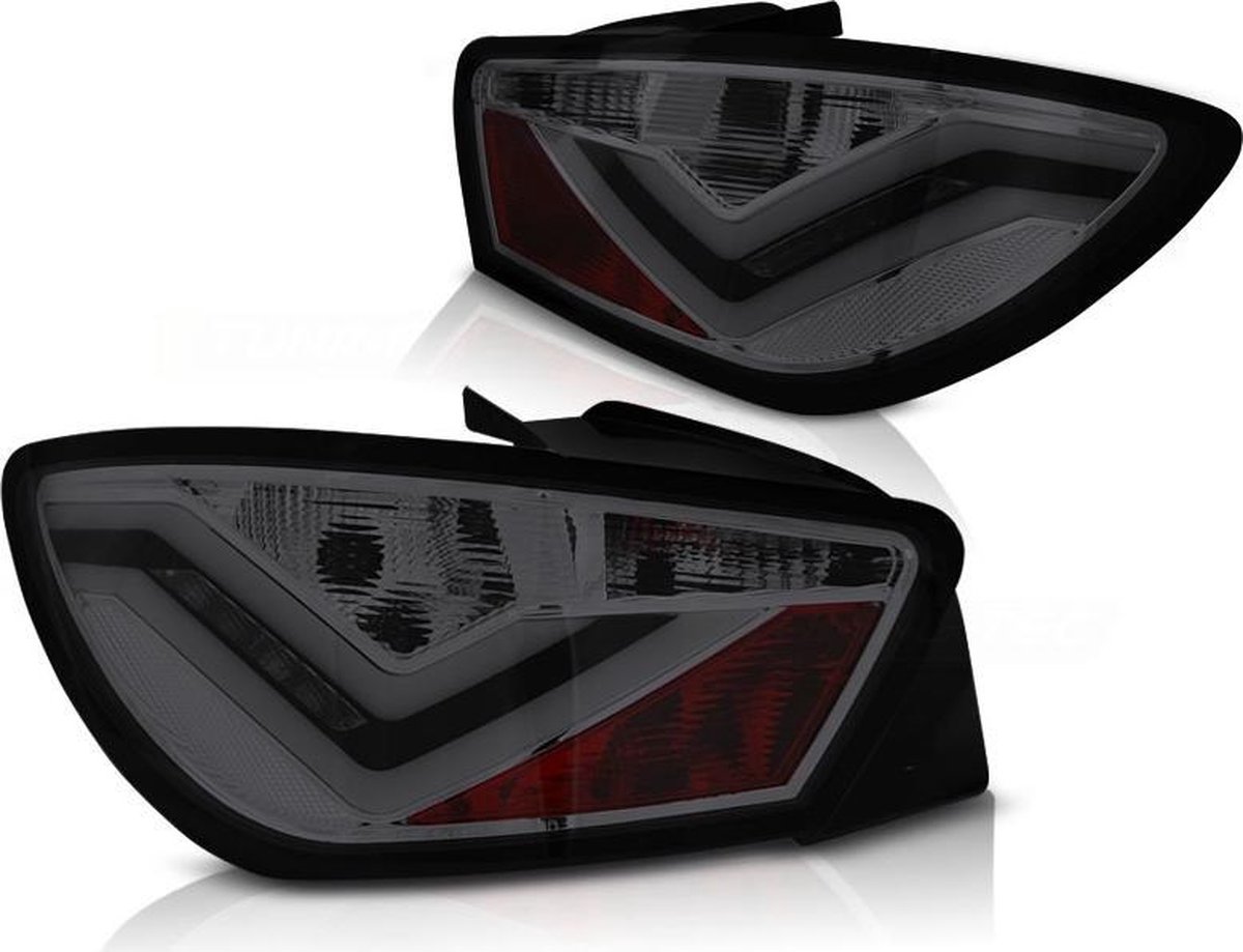Achterlichten SEAT IBIZA 6J 3D 06 08-12 ROOD SMOKE LED STRIP