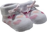 La Petite Couronne Babysokken Hearts In Giftbox Newborn Wit