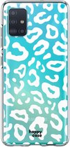 HappyCase Samsung Galaxy A71 Hoesje Flexibel TPU Luipaard Print