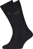 HUGO BOSS John uni (1-pack) - herensokken wol met katoen - zwart -  Maat: 43-46