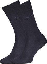 HUGO BOSS William uni (1-pack) - herensokken wol - donkerblauw -  Maat: 39-40