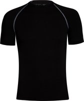 RJ Bodywear - Thermo Cool - T-shirt korte mouw - zwart -  Maat S