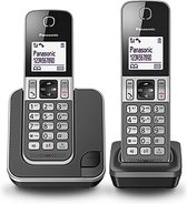 Panasonic KX-TGD312NLG - Téléphone Duo DECT - Gris