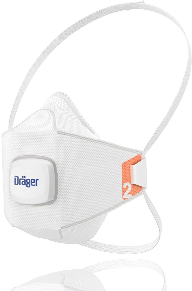 Solidchoice - FFP2 Mondmasker met Ventiel voor Bescherming Tegen Gevaarlijke Stoffen