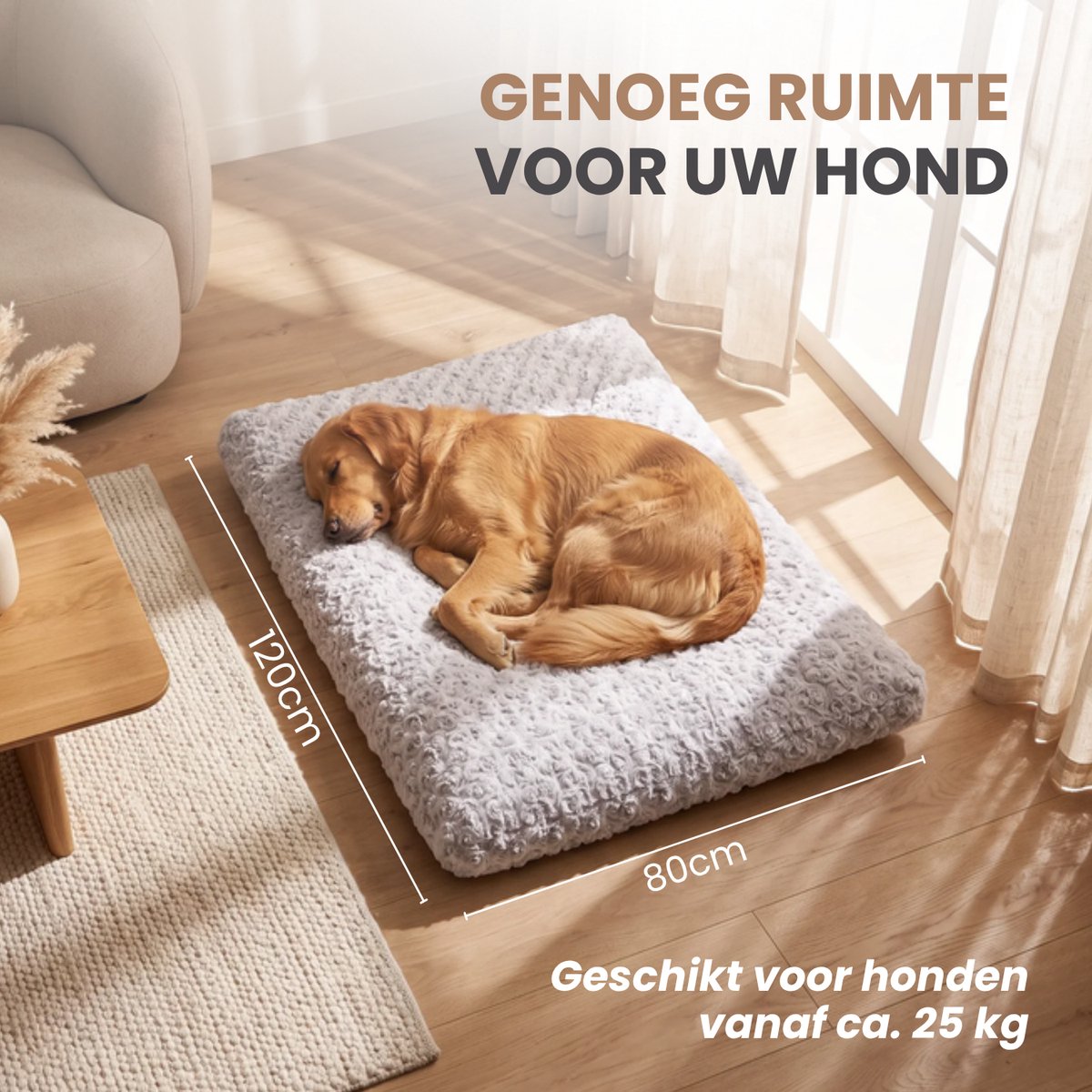Pebble Pebble Pluche Hondenkussen - afbeelding 2