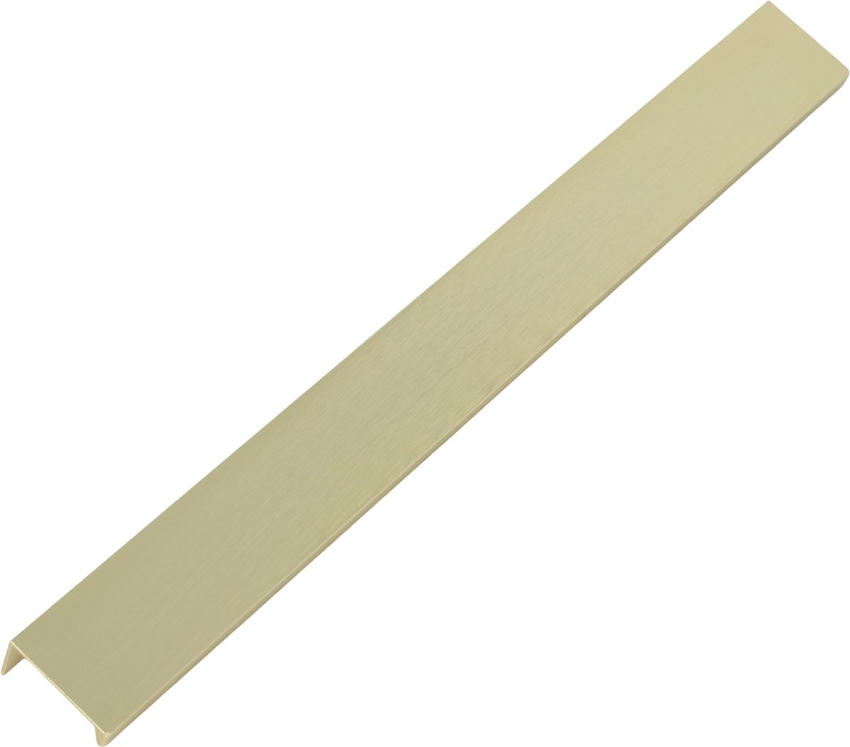 Meubelprofielgreep Siena mat goud 300mm - Boorafstand 256mm