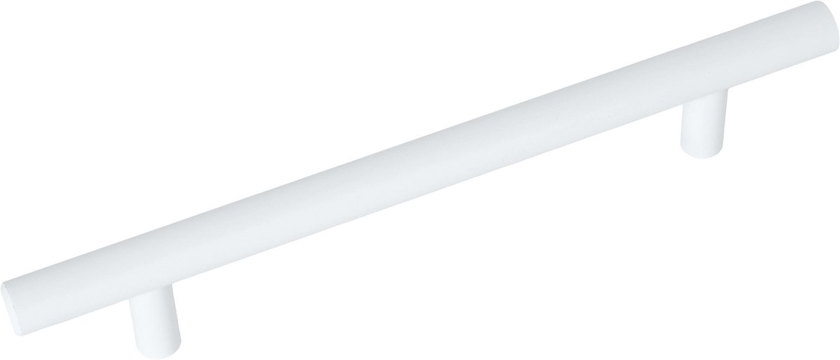 Meubelgreep Mila mat wit 188mm rond - Boorafstand 128mm
