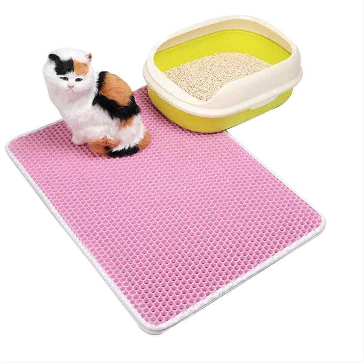 Tappetino Lettiera Gatto Per Animali Domestici Eva Doppio Strato Trappola Per Gatti Lettiera For Animali Domestici - ShopVlot