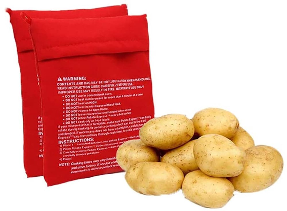 Solidchoice - Set van 2 Magnetron Kookzakken voor Aardappels