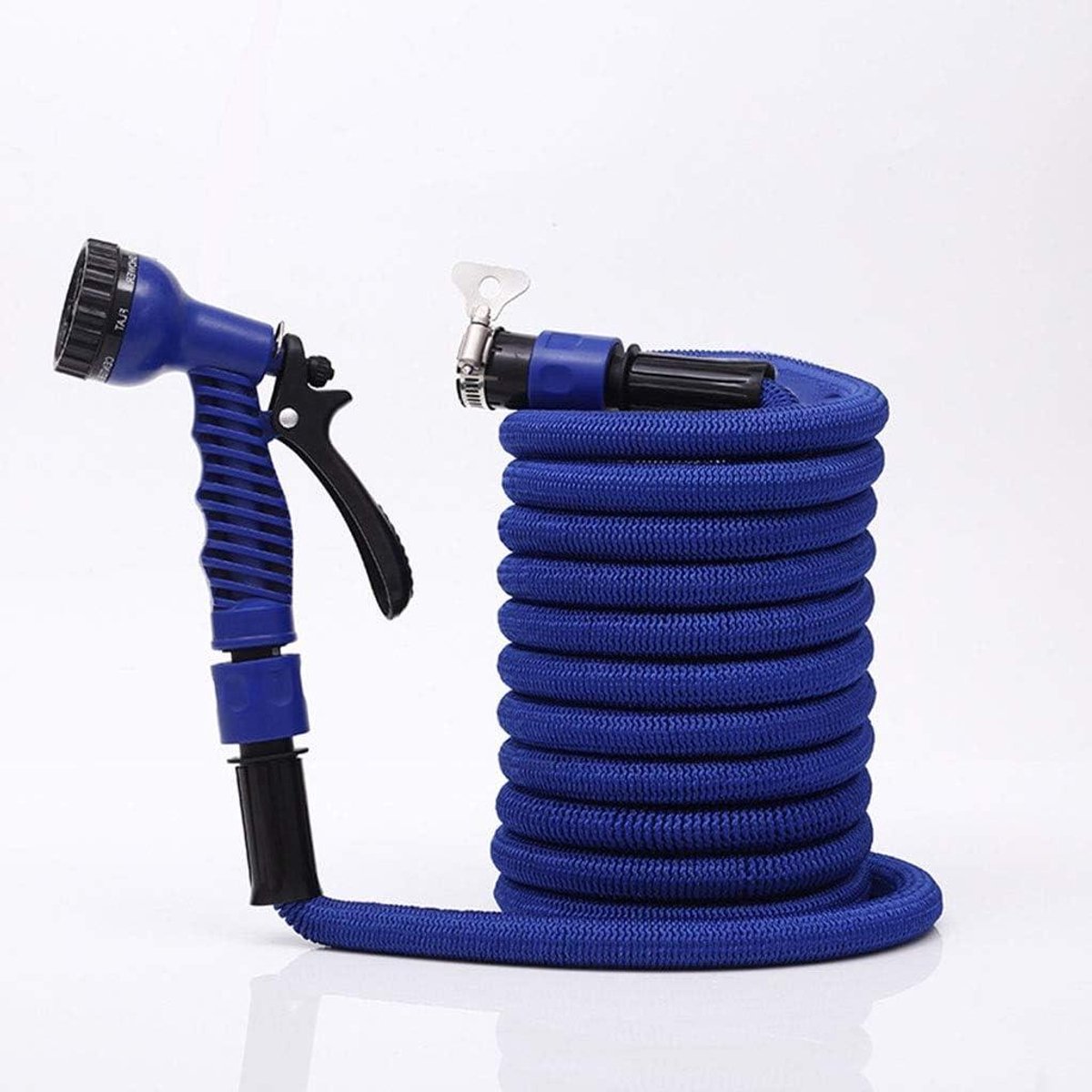 Uitbreidbare Tuinslang - Flexibele Waterslang Magische Slang - Tuin Besproeien - Knikt Niet Draait Niet - 30 Meter - Blauw