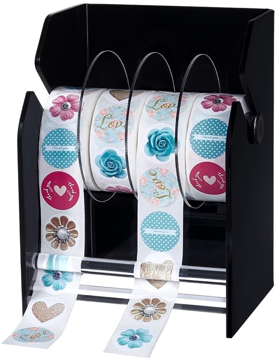 Solidchoice - Acryl Verstelbare Label Dispenser voor Kantoor en Thuis