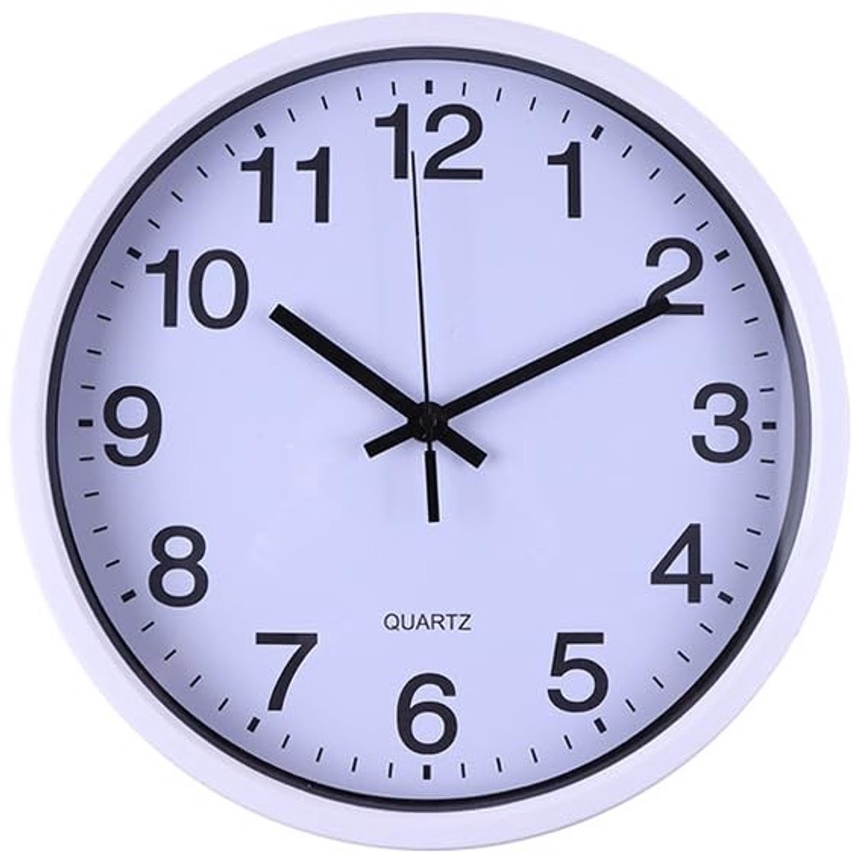 Solidchoice - Wandklok 12 inch Stil en Niet Tikkend voor Thuis en Kantoor
