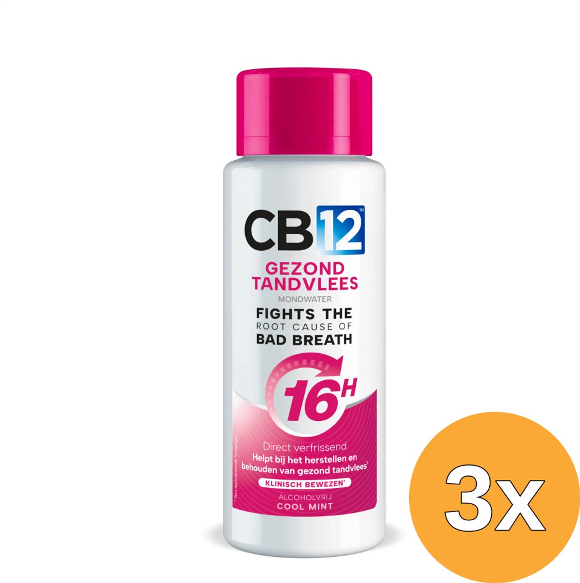 3x CB12 Gezond Tandvlees Mondwater (250 ml)