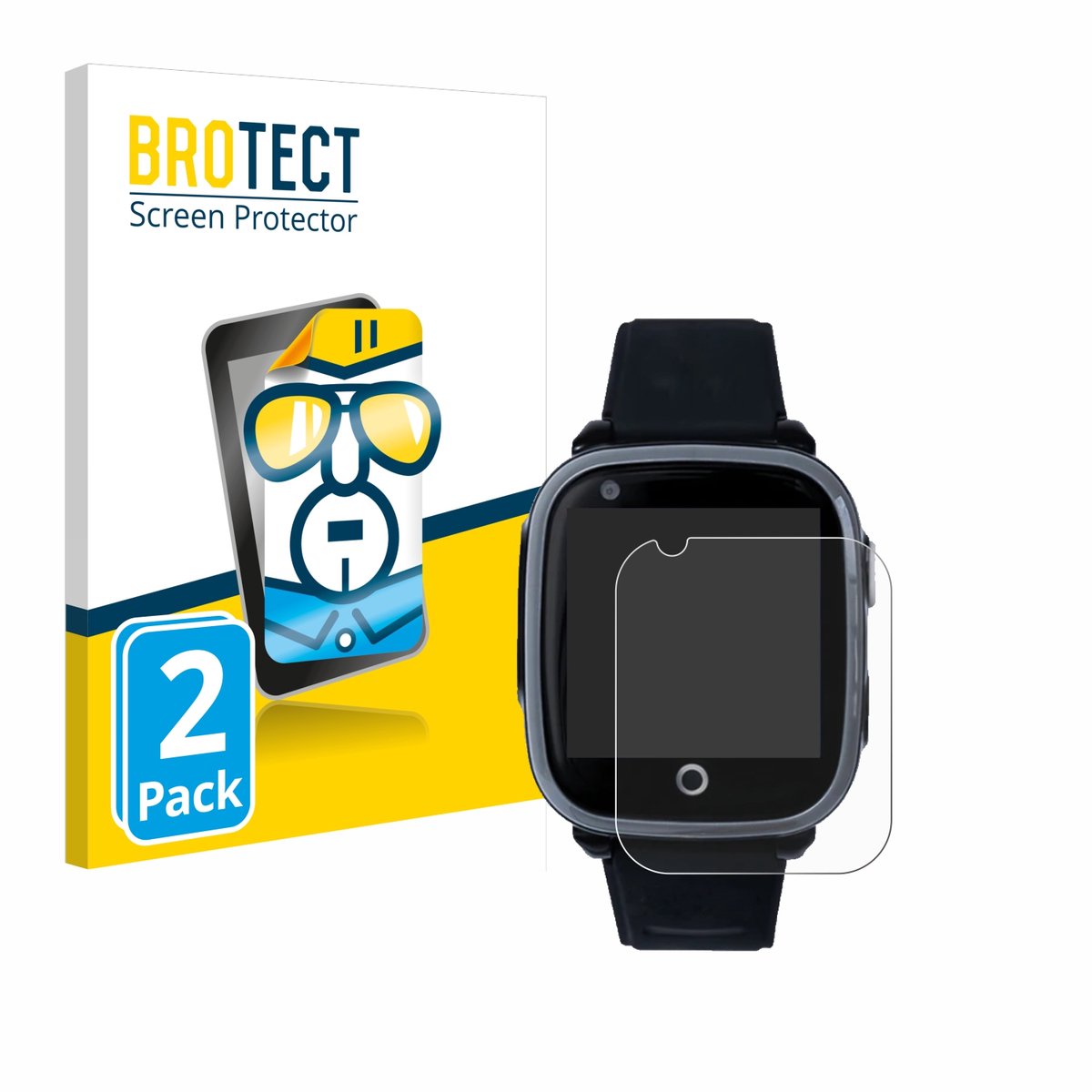 BROTECT - Screenprotector voor SoyMomo Space 1.0 - Folie Beschermfolie transparant 2 Stuks