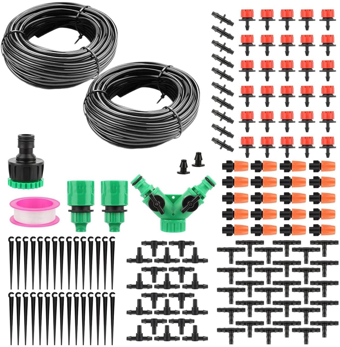 Solidchoice - Tuinirrigatiesysteem met 15 Meter Slangen