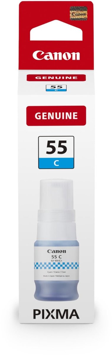 Solidchoice - Navulinkt voor Canon GI-55 Blauw 40ml