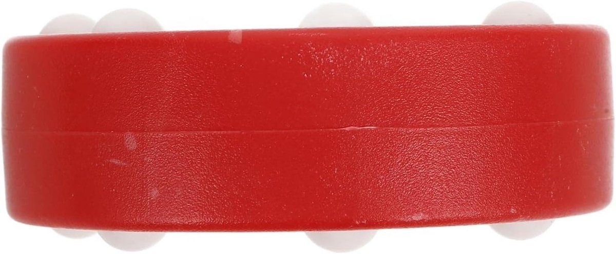 Hockeypucks - Ijshockeyballen - Sport Training - Sterk ABS Materiaal - 7.5x2.8x2.8cm - Rood