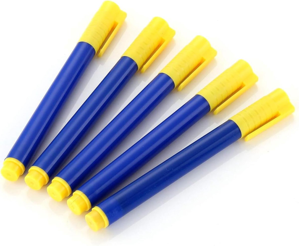 5pcs Banknote Checking Pens False Money Detector Tester Markers - ShopVlot