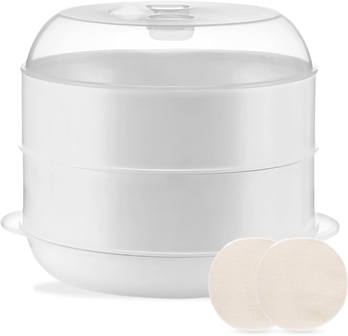 Solidchoice - Magnetron Stoompan met 2 Kookcontainers