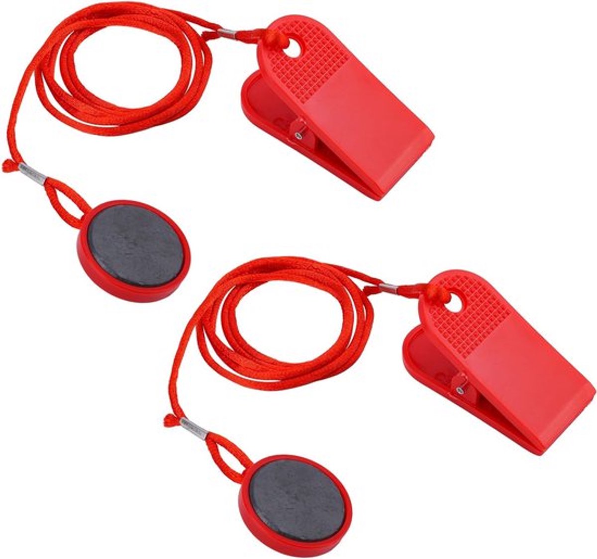 Veiligheidsschakelaar voor Loopbanden - 2 Stuks Magnetische Sleutels, Universele Vervangingen voor Loopband Onderdelen, Compatibel met Diverse Loopbanden