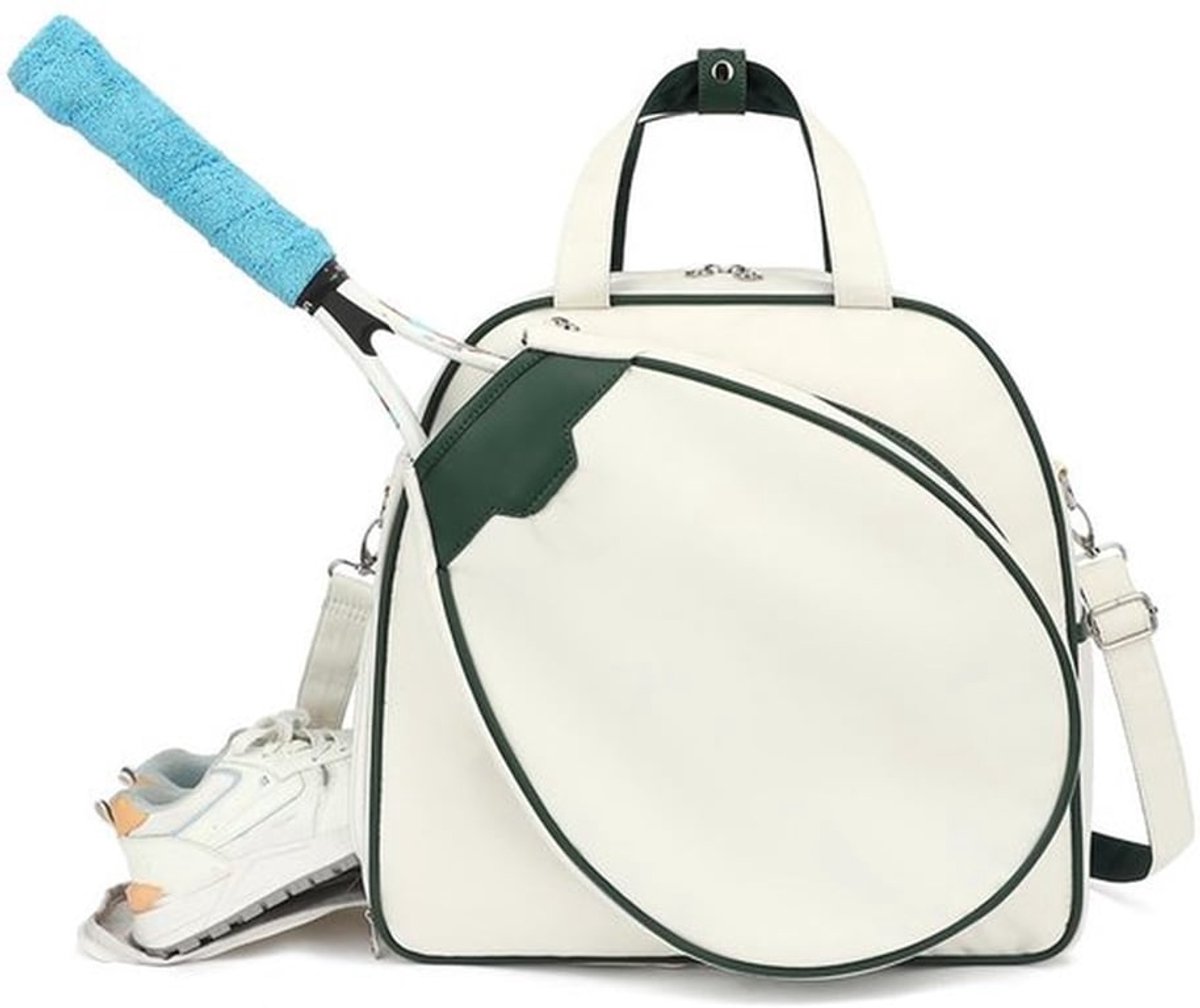 Tennisracket Tas Waterbestendig - Sporttas met Schoencompartiment - Geïsoleerde Bekerhouder - Ruime Opbergcapaciteit - Unisex Ontwerp - Neopreen Materiaal