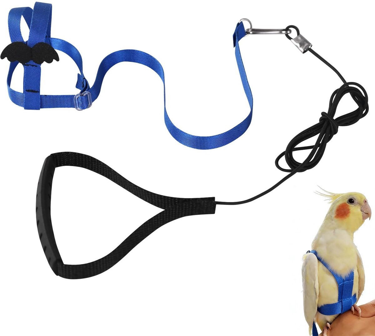 Solidchoice - Verstelbare Parrot Harnas voor Buiten en Training