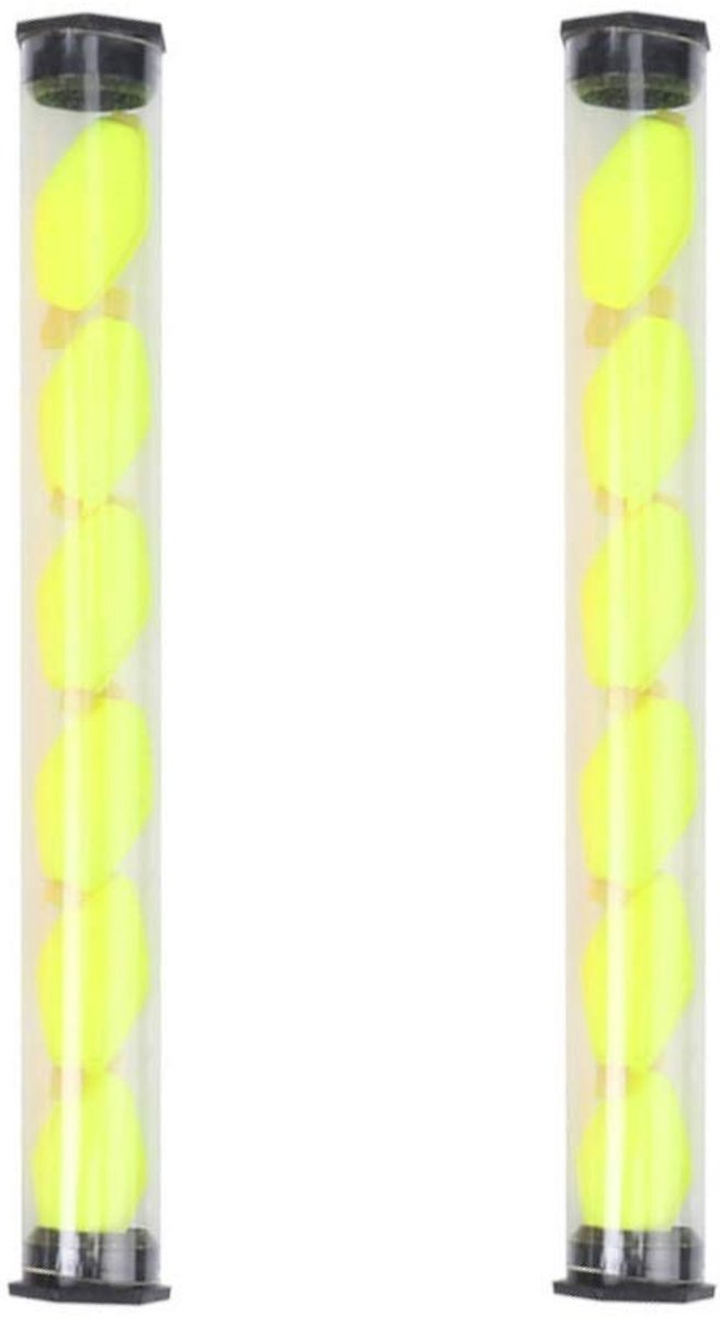 Solidchoice - Float Foam Indicatoren Vliegen Vissen - Hoog Drijfvermogen - Fluorescerend Geel - Perfect voor Vliegenvissen - 6 Stuks Vissen Accessoire van Solidchoice — afbeelding 5