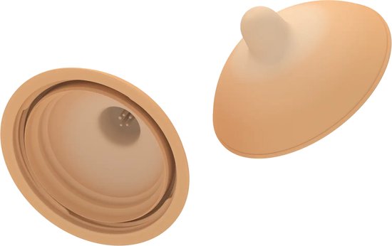 Emulait Flesspeen (2 stuks) - Kleur: Licht - Maat: 3 - borstvormig - vervangende flesspeen - bpa-vrij van Emulait — afbeelding 3