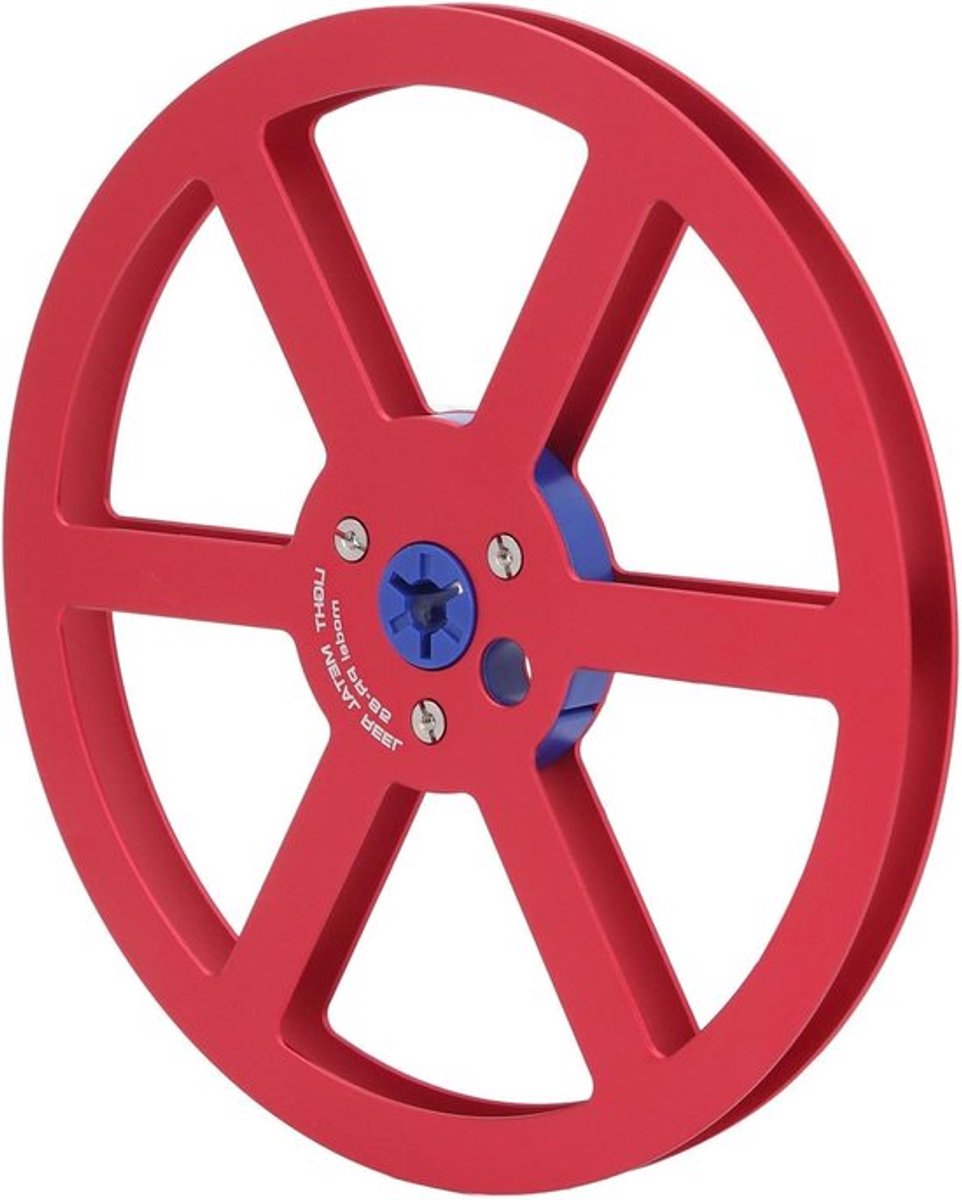 7 Inch Aluminium Metaal Spoel met 6 Gaten en RVS Schroeven voor 1/4 Tape Decks, Ideale Vervanging voor Beschadigde Spoelen en Tape Apparatuur