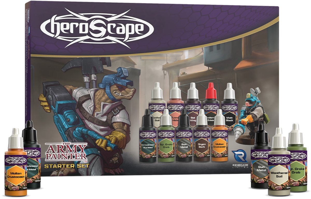 Heroscape Army Painter Starter Set - Miniaturenspel accessoire