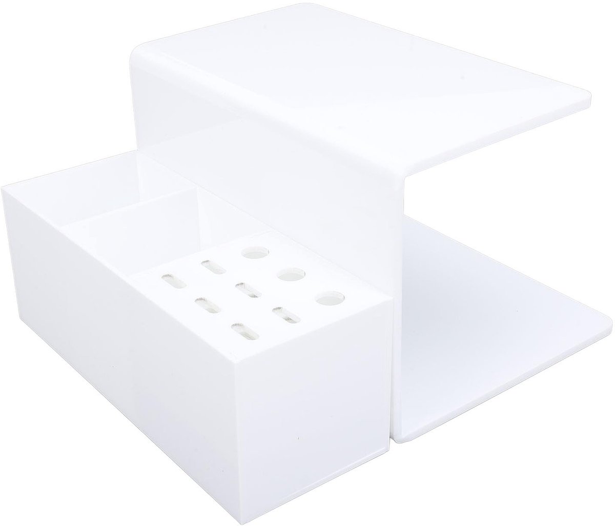 Dailygoods- Wimperorganizer Premium Kwaliteit - Wimperaccessoires - Wimperverlengingsbenodigdheden - 3 Ronde Gaten - 6 Platte Gaten - Ondersteunt Pincetten - Wimperhouder