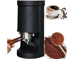 Automatische Koffie Tamper - Espresso Stamper - Perfect Espresso Maken - Instelbare Druk - 58 mm - Zwart