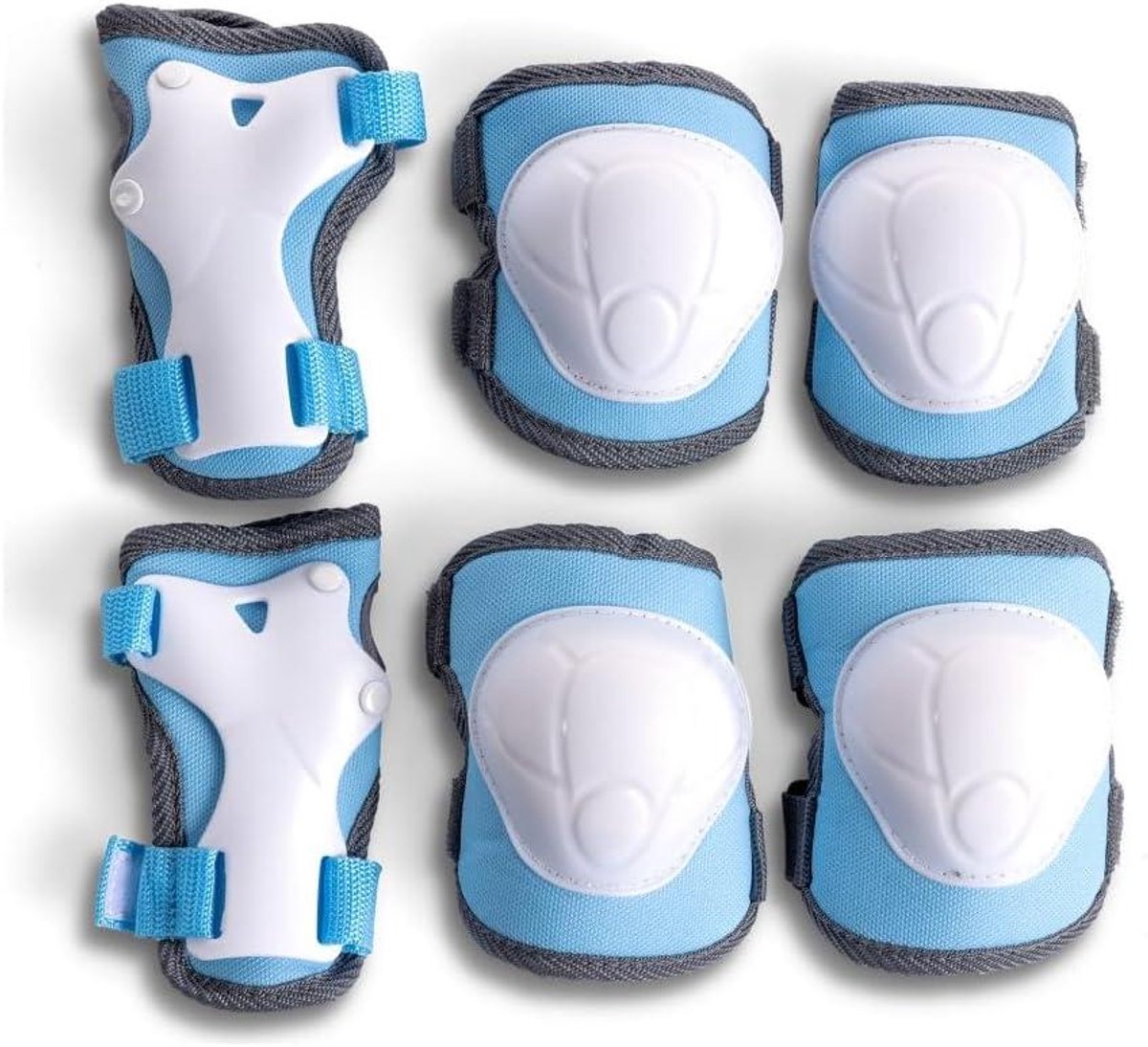 Beschermset Skaten - Beschermers Elleboog Knie - Veilig Sporten - Uniseks Ontwerp - One Size - Blauw
