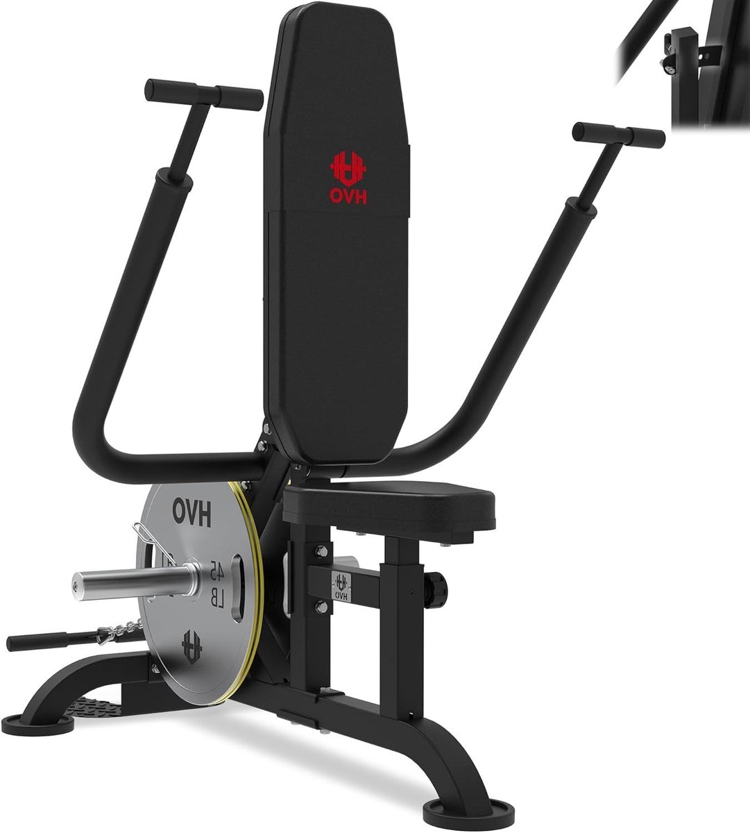 Triceps Machine - Dips Machine Biceps - Kracht Training - Verstelbare Rugleuning - 121 cm Hoog - Zwart