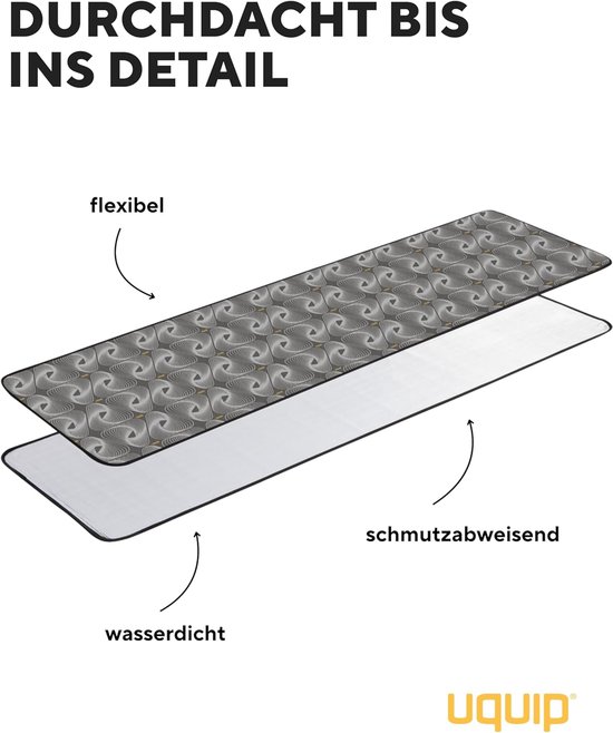 Isolatiemat - Campingmat Vochtwerend - Outdoor Kamperen - Aluminium Gecoate Onderkant - 190 x 55 cm - Grijs — afbeelding 5