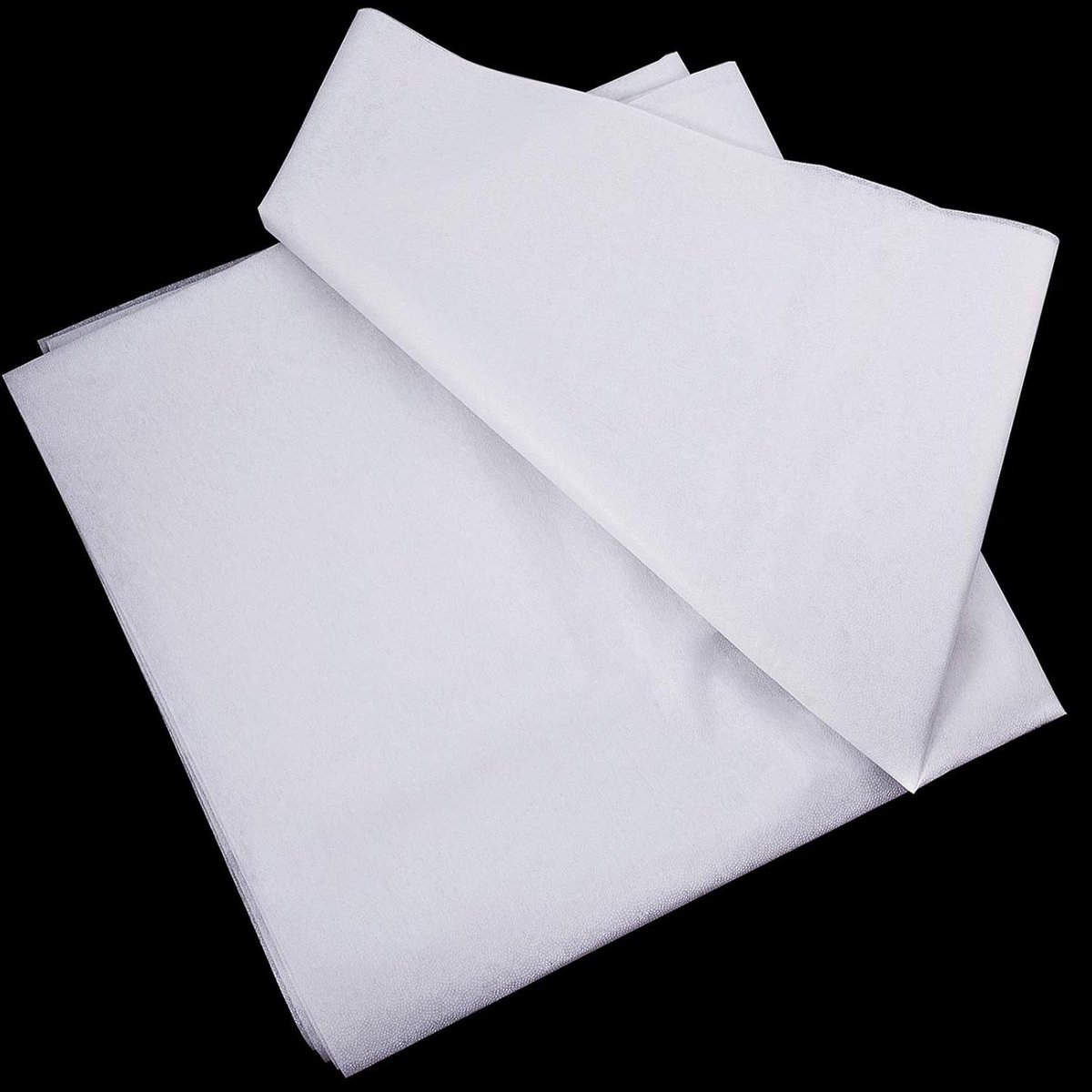 Opstrijkbare Tussenvoering - Vliesstof Lijmdoek - Naaien Knutselen - Licht Dun - 90 cm x 5 meter - Wit