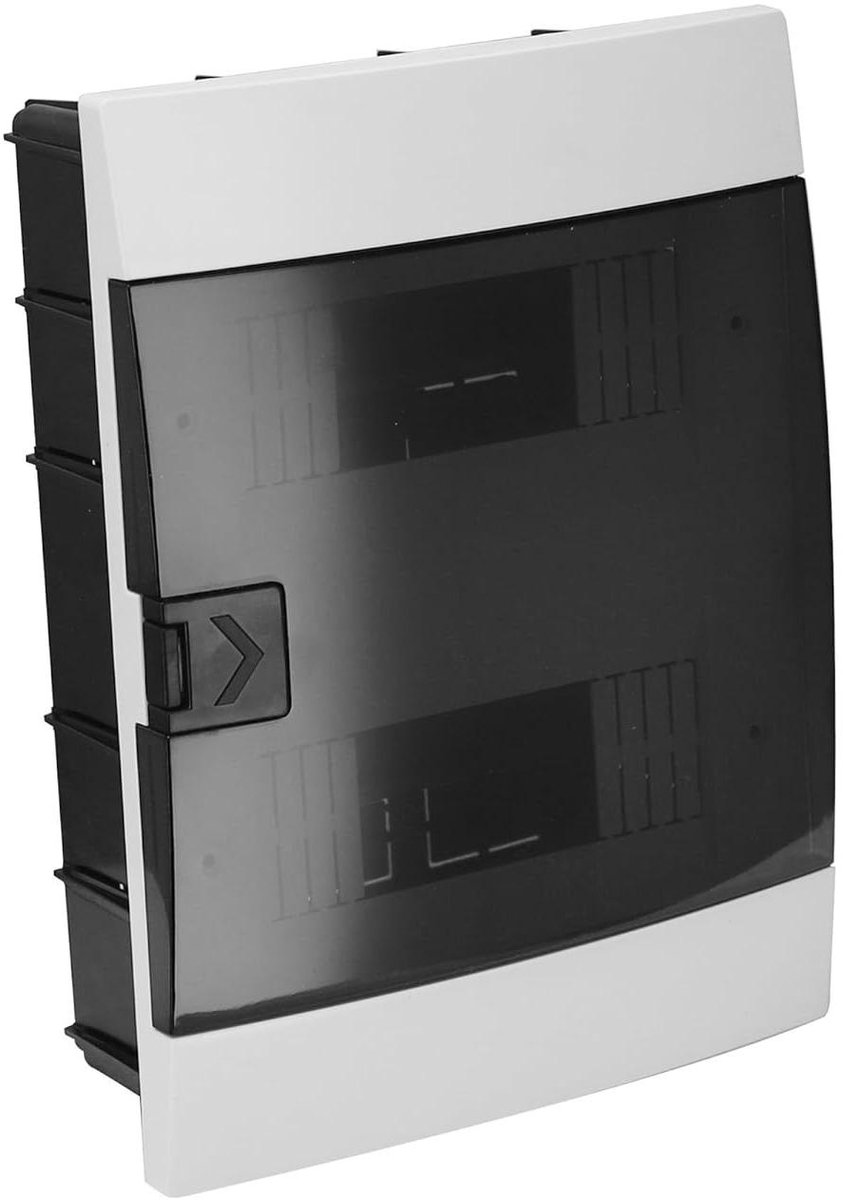 Verdeelkast Inbouw - Zekeringskast Elektriciteitskast - Huisinstallaties Beveiligen - IP40 IK08 Bescherming - 16 modules - Wit