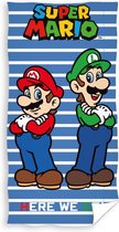 Serviette de bain Serviette de plage Super Mario Bros en 100% Katoen