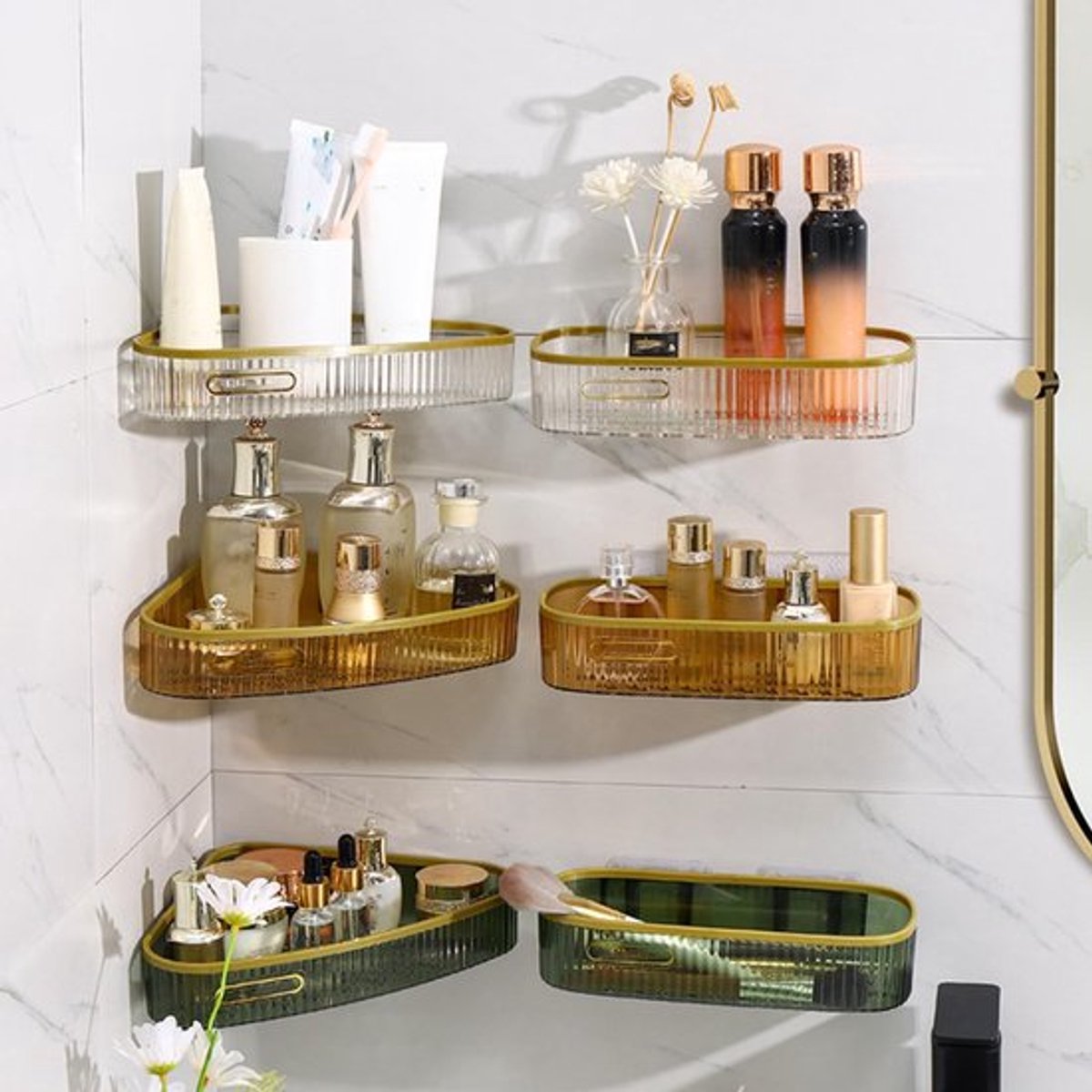 Vt products - Douche organizer - Wandmontage - Stabiele ondersteuning