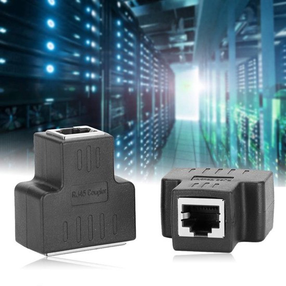 Vt products - Ethernet-kabeladapter - 1 tot 2 poorten - Stabiel