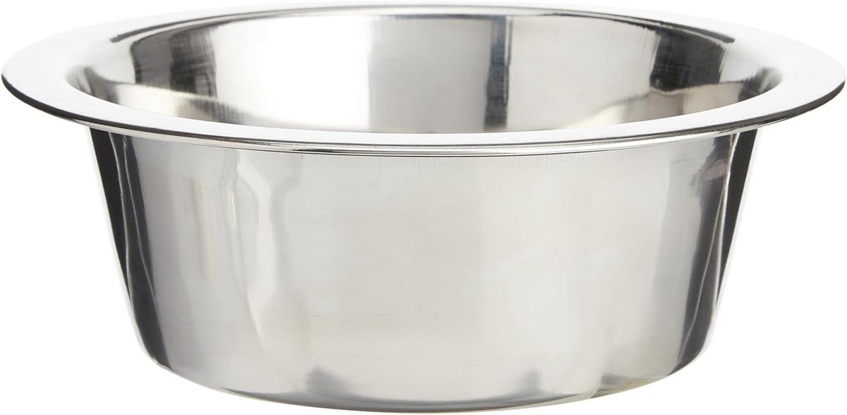 Huisdier Voerbak - Hondenkom - Eten Geven - Roestvrij Staal - 700 ml - Zilver