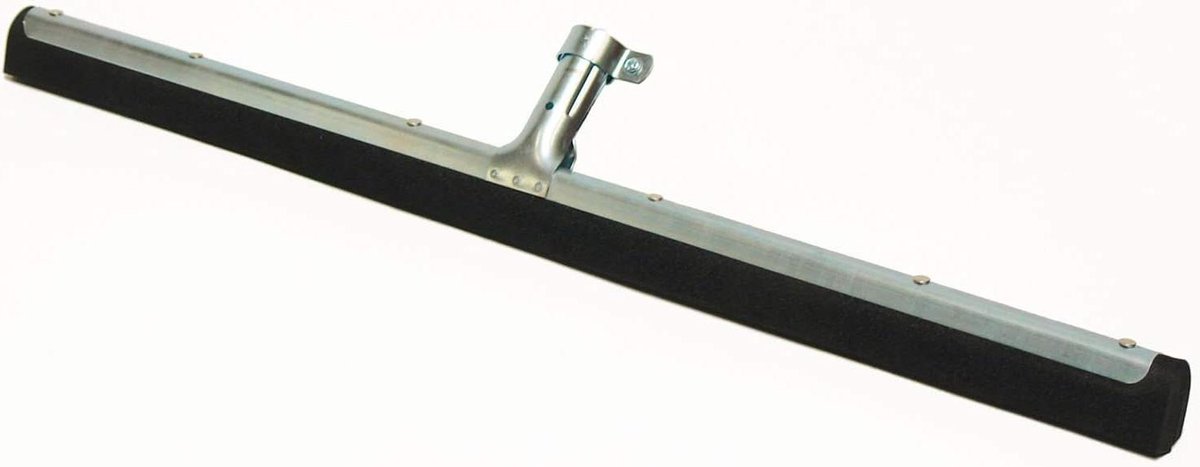 Water Wisser - Vloerwisser - Effectief Reinigen - Dubbele Schuimlip - 45 cm - Metaal