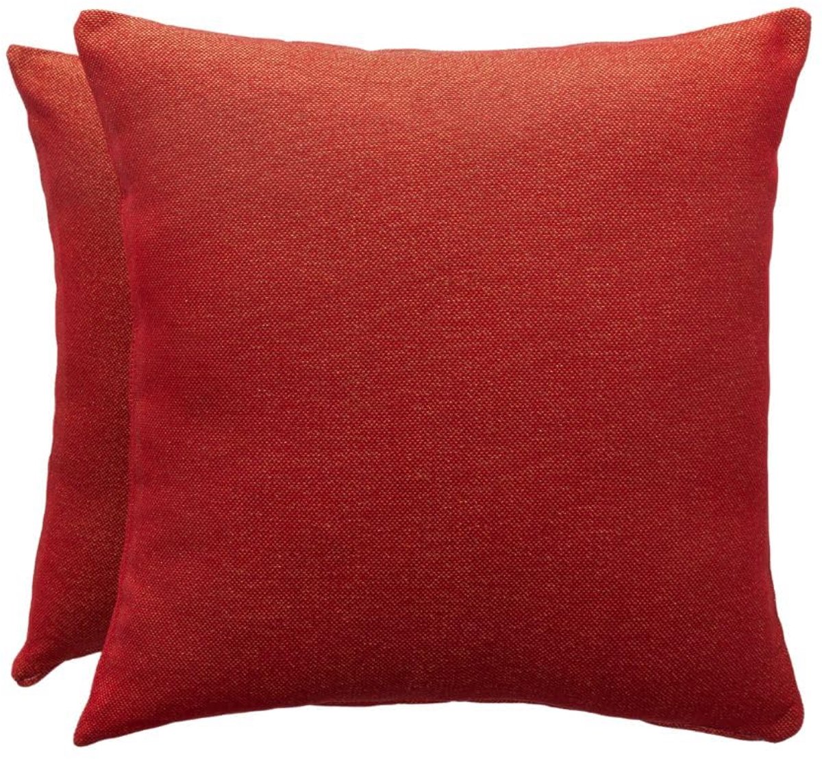 Set van 2 kerstkussenslopen 45 x 45 cm, decoratief, voor bank met ritssluiting, jacquard, lurexgaren, glanzend, ademend en zacht, lichtrood